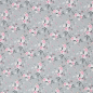 Preview: Baumwolljersey Theo - Blumen und Blüten / Rosen grau