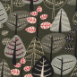 Preview: Baumwolljersey Woody von Steinbeck - Bäume grau