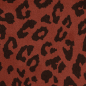Preview: Suede Clara - Leoprint terracotta - wildlederähnlicher Jersey