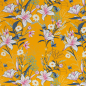 Preview: Softshell Fiete - große Blüten - Lilien auf gelb