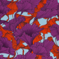 Preview: Seaweed by Thorsten Berger - Viskosewebware in orange - lila - blau