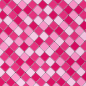 Preview: Free Horses by Steinbeck - French Terry mit Karo diagonal in rosa-pink