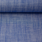 Preview: Baumwoll Webware Sanna blau - Leinenoptik