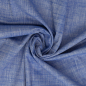 Preview: Baumwoll Webware Sanna blau - Leinenoptik