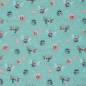 Preview: Baumwolljersey Monsta by Mrs. Mint Design - lustige Monster auf mint