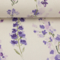 Preview: Dekostoff Balingen mit Lavendel - Blüten