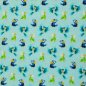 Preview: Baumwolljersey Ahoi! by Mrs.Mint Design mit Papageien