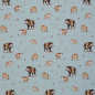 Preview: Baumwolljersey Life in the Forest by Christiane Zielinski - Wildschweine auf mint