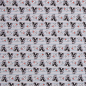 Preview: Baumwolljersey Lovely Favs by Cherry Picking mit Dachs und Papierschiff auf Streifen