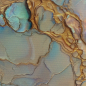 Preview: Oxford Flowing Bloom by Sarah Mariam - Outdoorstoff Liquid/ Marmor-Design in perlmutt