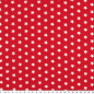 Preview: Baumwolljersey Sterne rot - weiß