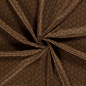 Preview: Jacquard Jersey mit Muster in braun / rost