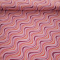 Preview: Viskose Webware - Stylez - Wellenmuster rosa - pink