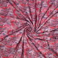 Preview: Baumwoll Satin Marmoroptik in pink - rot