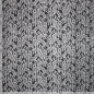 Preview: Jackenstoff mit Wolle - mit Ornamenten in grau - schwarz