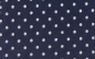 Preview: Baumwoll - Popeline kleine Punkte in weiß auf navy