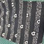 Preview: kurze Hose / Bermuda mit Fussball in schwarz - Gr. 128/ 134