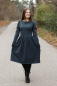 Preview: Modal French Terry Camino by Bienvenido Colorido - Muster auf dunkelgrün