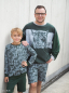 Preview: French Terry - Pawerful by Thorsten Berger - Luchs in grau