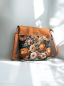 Preview: Oxford Flowing Bloom by Sarah Mariam - Outdoorstoff mit Blüten in apricot-petrol