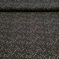 Preview: Baumwolljersey mit Muster auf schwarz - "Schillerndes Gitter"