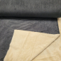 Preview: Cord mit Kuschelfell - schwarz