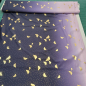 Preview: Badelycra - Lycra - Badeanzug-Stoff - Farbverlauf mit goldenen Schmetterlingen