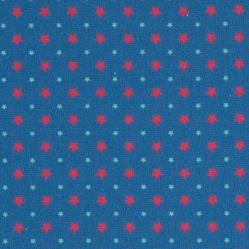 Baumwoll Webware Kim - kleine Sterne blau