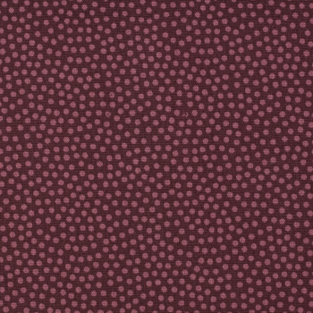 Baumwoll Webware Dotty - kleine Punkte in beere