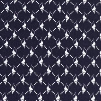 Baumwoll Webware Kiel - Schneckenhäuser navy
