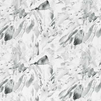 Modalsweat Angelina  - Marmor - Aquarell Look - weiß - grau