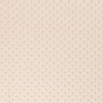 Preview: Minky - Kuschelfleece mit Noppen in ecru