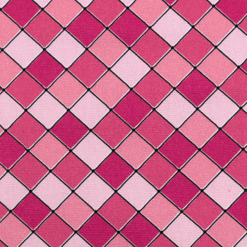 Free Horses by Steinbeck - Baumwoll - Popeline mit Karo in rosa - pink