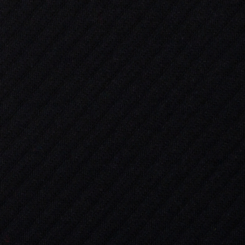 Jacquard Jersey Sarina - schräge Struktur - schwarz - Rest 0,45 m