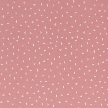 Jacquard Jersey  Sascha mit kleinen Dreiecken auf rosa
