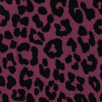 Preview: Viskose Webware - Klara - Leo - Leoprint in beere