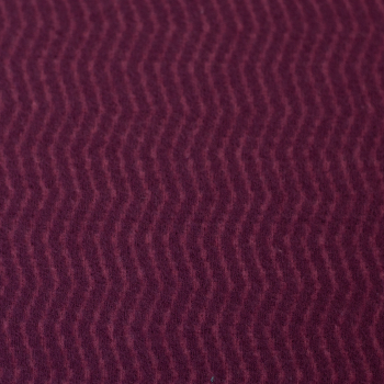 Jacquard Jersey  Elmo mit Streifen in beere