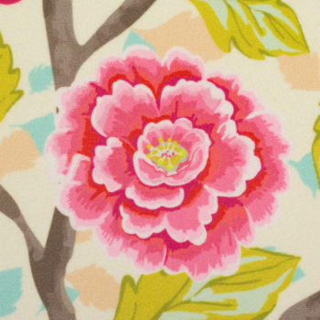 Preview: Boho Velvet - Samt-Dekostoff mit Blüten