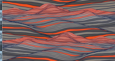 Preview: Baumwolljersey In the Dunes by Thorsten Berger - Allover Druck