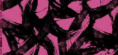 French Terry Eddy the Crab by Thorsten Berger - Kombistoff mit großem Muster auf pink