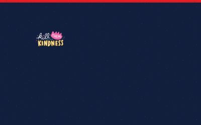 Preview: Baumwolljersey Panel von Käselotti - "Kill them with kindness"