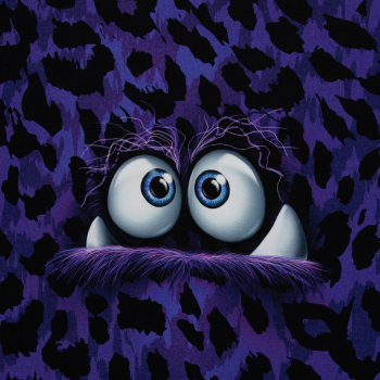 VORBESTELLUNG! - French Terry  Panel Monsta by Thorsten Berger - Monster auf blau