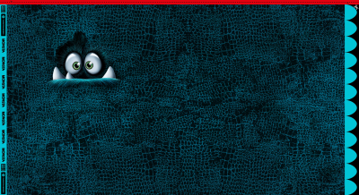 Preview: VORBESTELLUNG! - French Terry  Panel Monsta by Thorsten Berger - Monster auf petrol