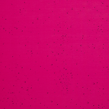 French Terry Shit happens by Thorsten Berger - kleine Punkte auf pink