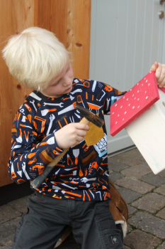 Preview: Baumwolljersey Jesse - Werkzeug - dunkelblau