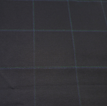 Viskose Webware mit Glitzer - Karo - Rest 1,35 m