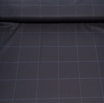 Viskose Webware mit Glitzer - Karo - Rest 1,35 m