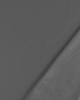 Alpenfleece uni grau