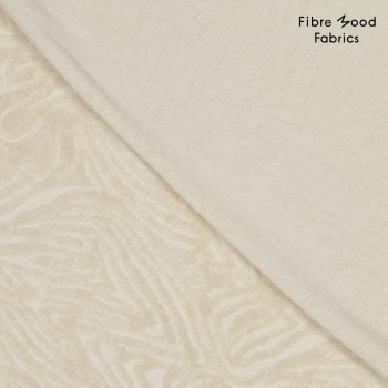 Preview: Jacquard Frottee mit Muster in beige