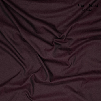 Preview: Twill - Gewebe - leicht elastisch in bordeaux (black purple)
